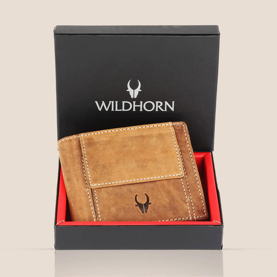 ATLAS RFID Protected Leather Wallet for Men - WILDHORN