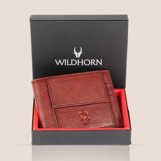 ATLAS RFID Protected Leather Wallet for Men - WILDHORN