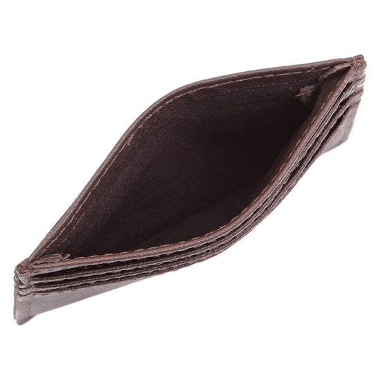 AUSTIN RFID Protected Leather Card Holder for Men - WILDHORN