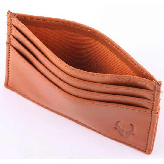 AUSTIN RFID Protected Leather Card Holder for Men - WILDHORN