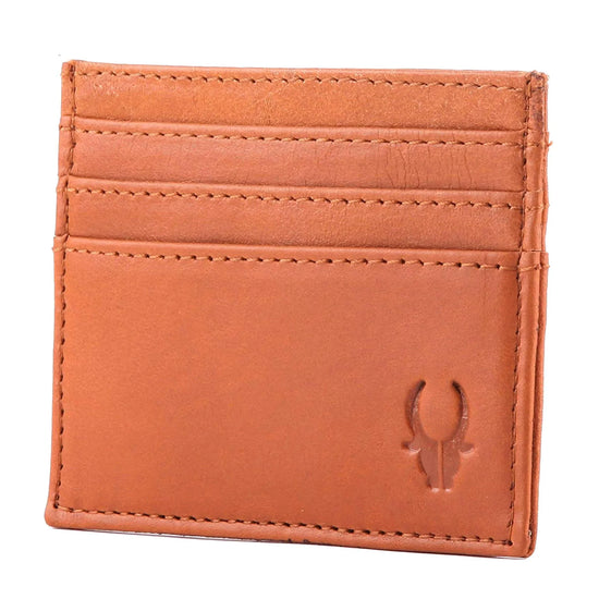 AUSTIN RFID Protected Leather Card Holder for Men - WILDHORN