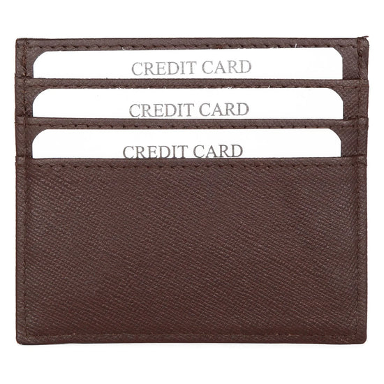 AUSTIN RFID Protected Leather Card Holder for Men - WILDHORN