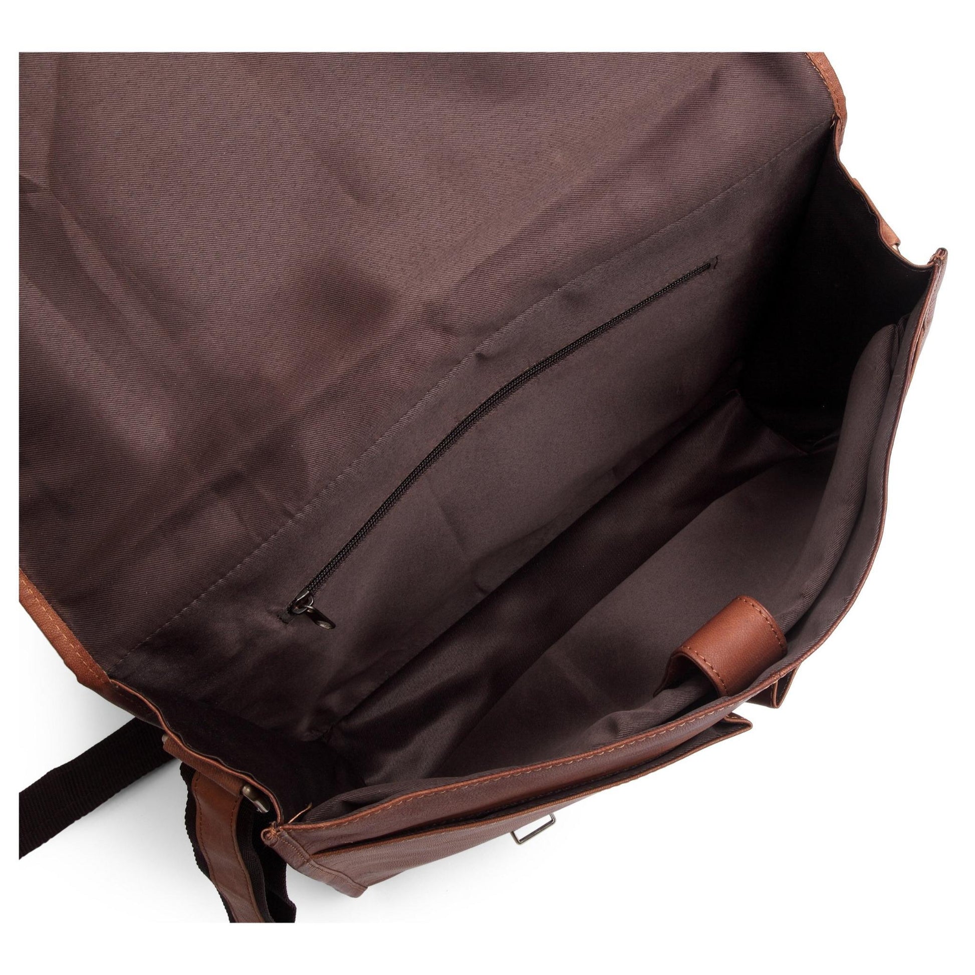 BARNSLEY Leather Laptop Messenger Bag for Men - WILDHORN
