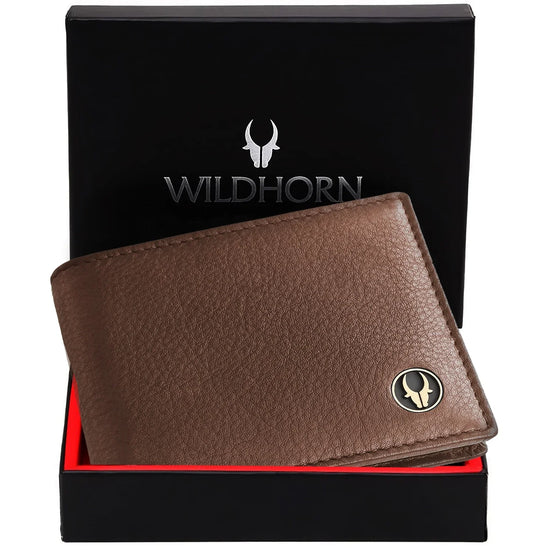BARONN RFID Protected Leather Wallet for Men - WILDHORN