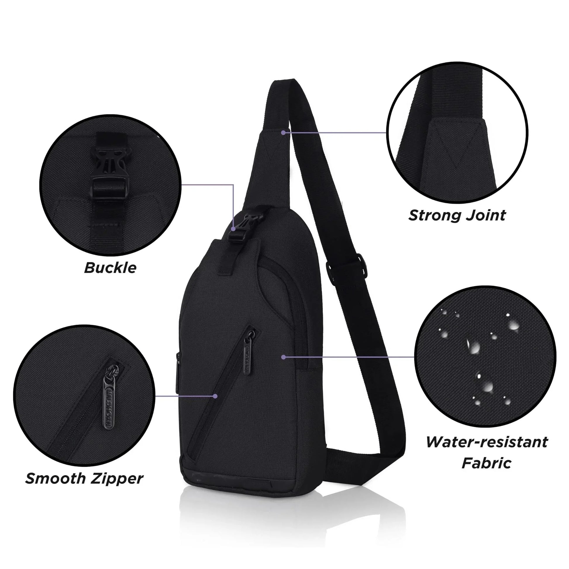 BENDIGO Crossbody Shoulder Chest Bag for Men & Women - WILDHORN