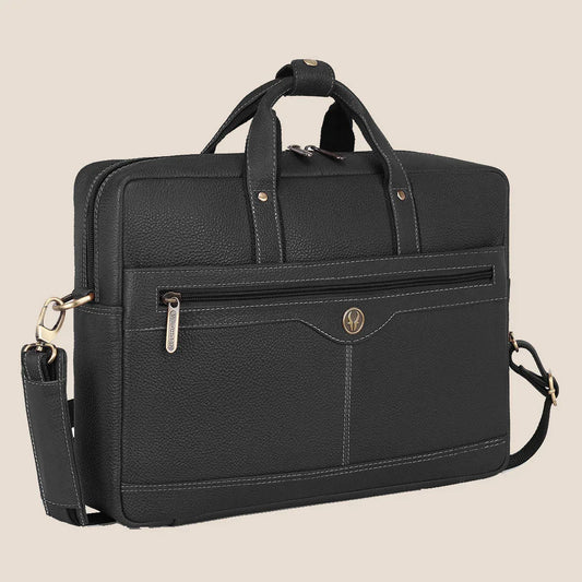BEXLEY Leather Laptop Messenger Bag for Men - WILDHORN