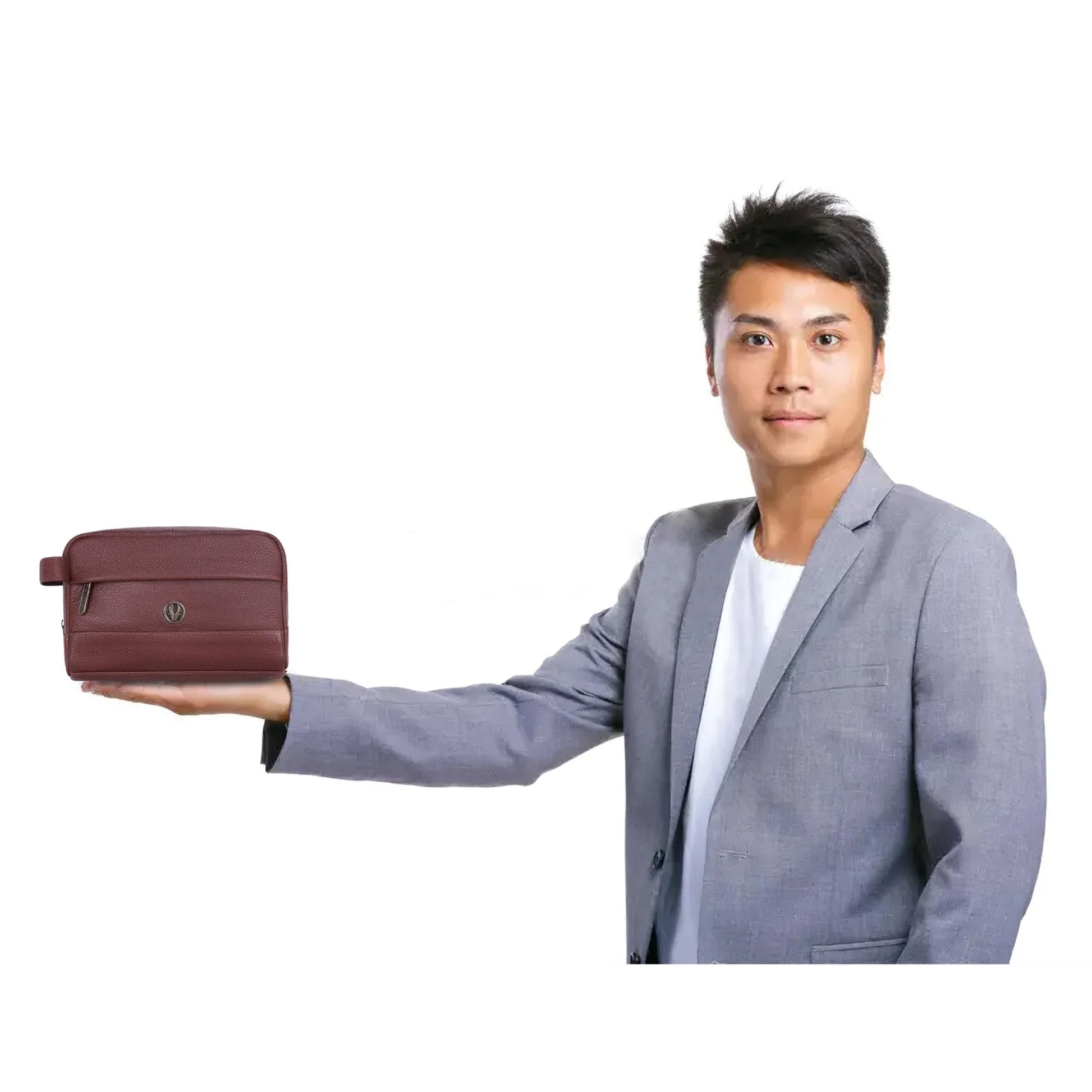 BONAVISTA Leather Toiletry Bag For Men & Women - WILDHORN