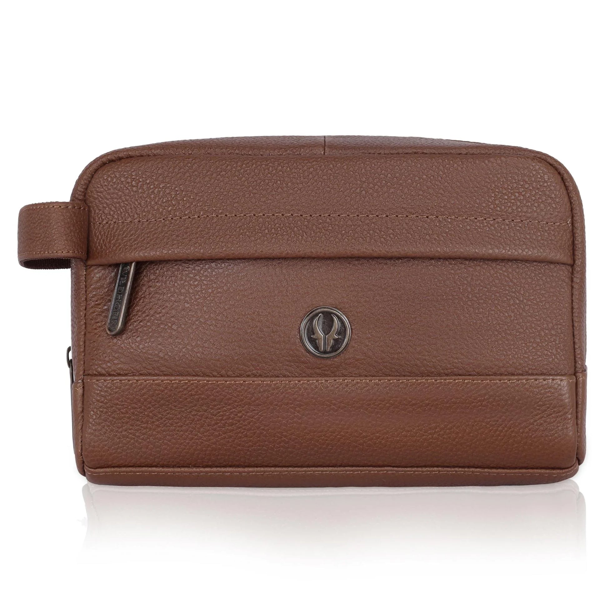 BONAVISTA Leather Toiletry Bag For Men & Women - WILDHORN