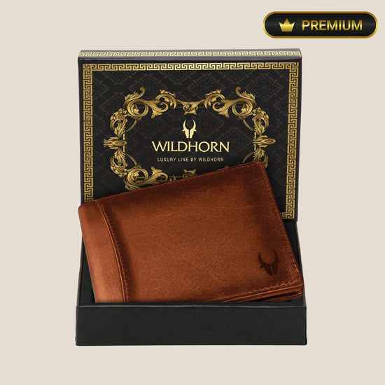 BOSTON RFID Protected Leather Wallet for Men - WILDHORN