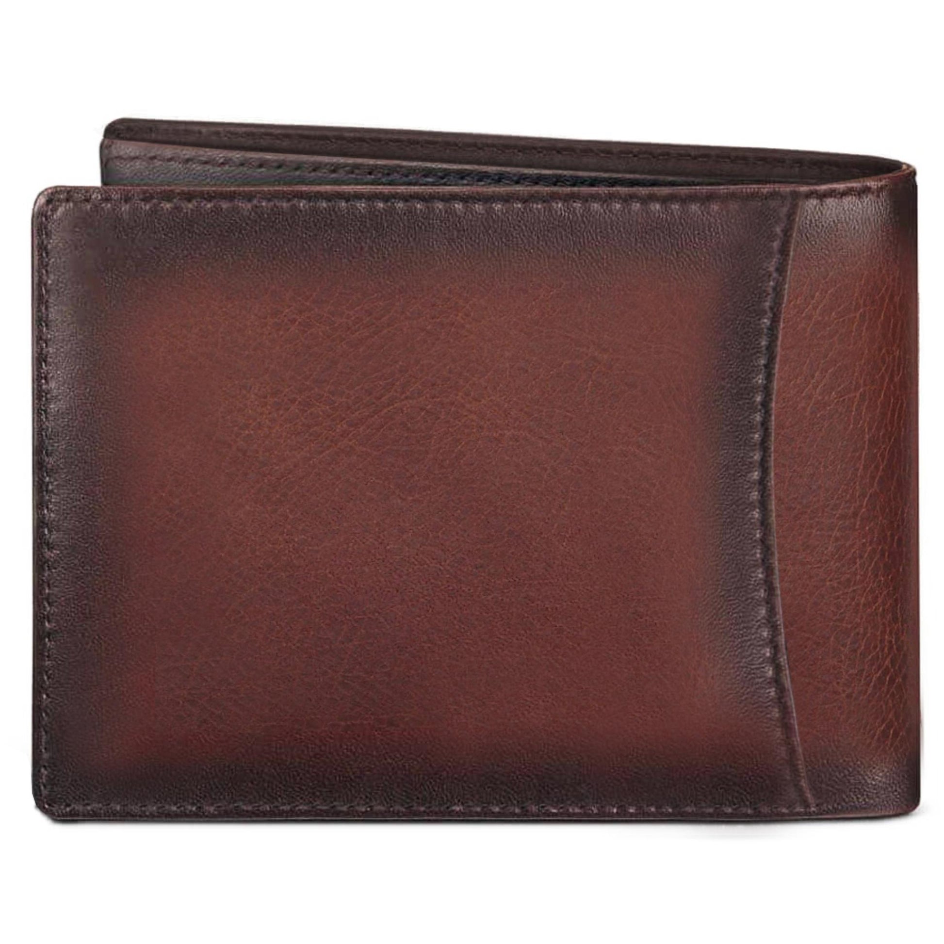 BOSTON RFID Protected Leather Wallet for Men - WILDHORN