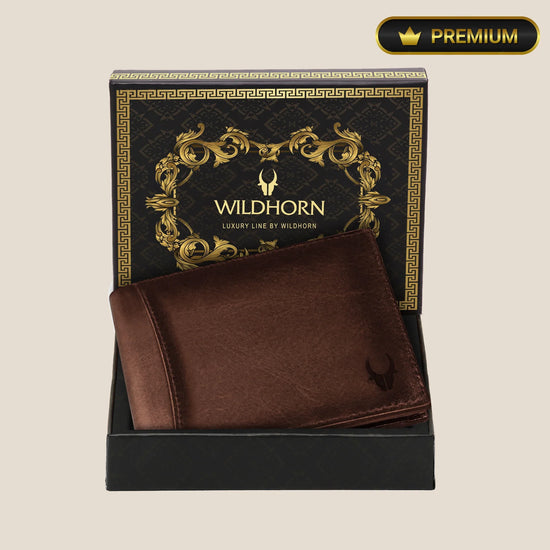 BOSTON RFID Protected Leather Wallet for Men - WILDHORN