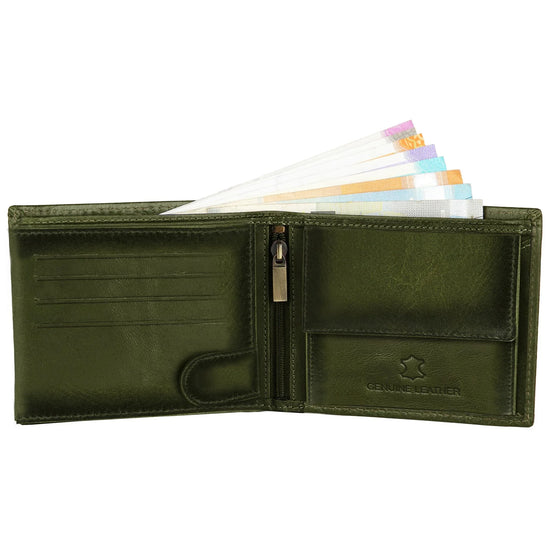 BOSTON RFID Protected Leather Wallet for Men - WILDHORN