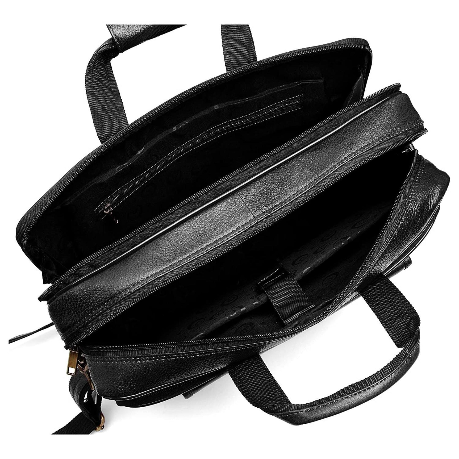 BRADFORD Leather Laptop Messenger Bag for Men - WILDHORN