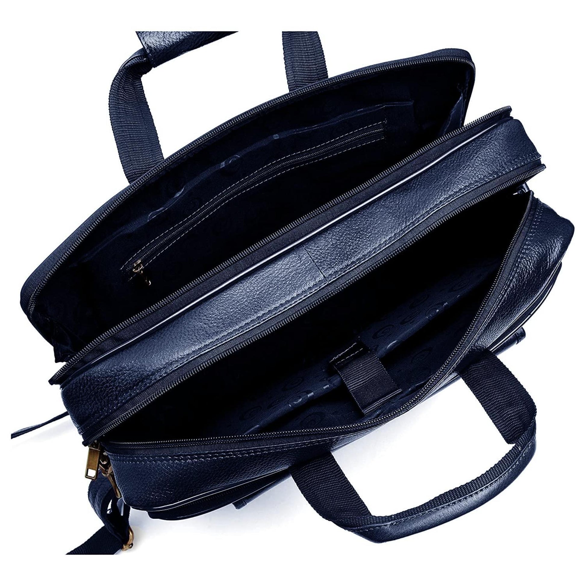 BRADFORD Leather Laptop Messenger Bag for Men - WILDHORN