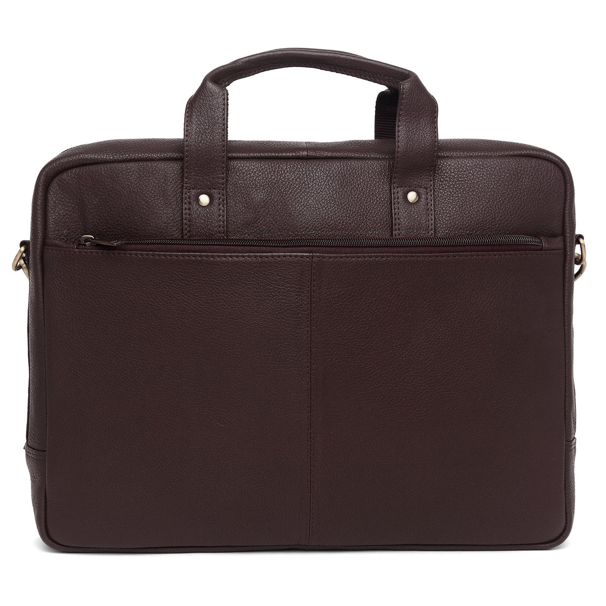 BRISBANE Leather Laptop Messenger Bag for Men - WILDHORN