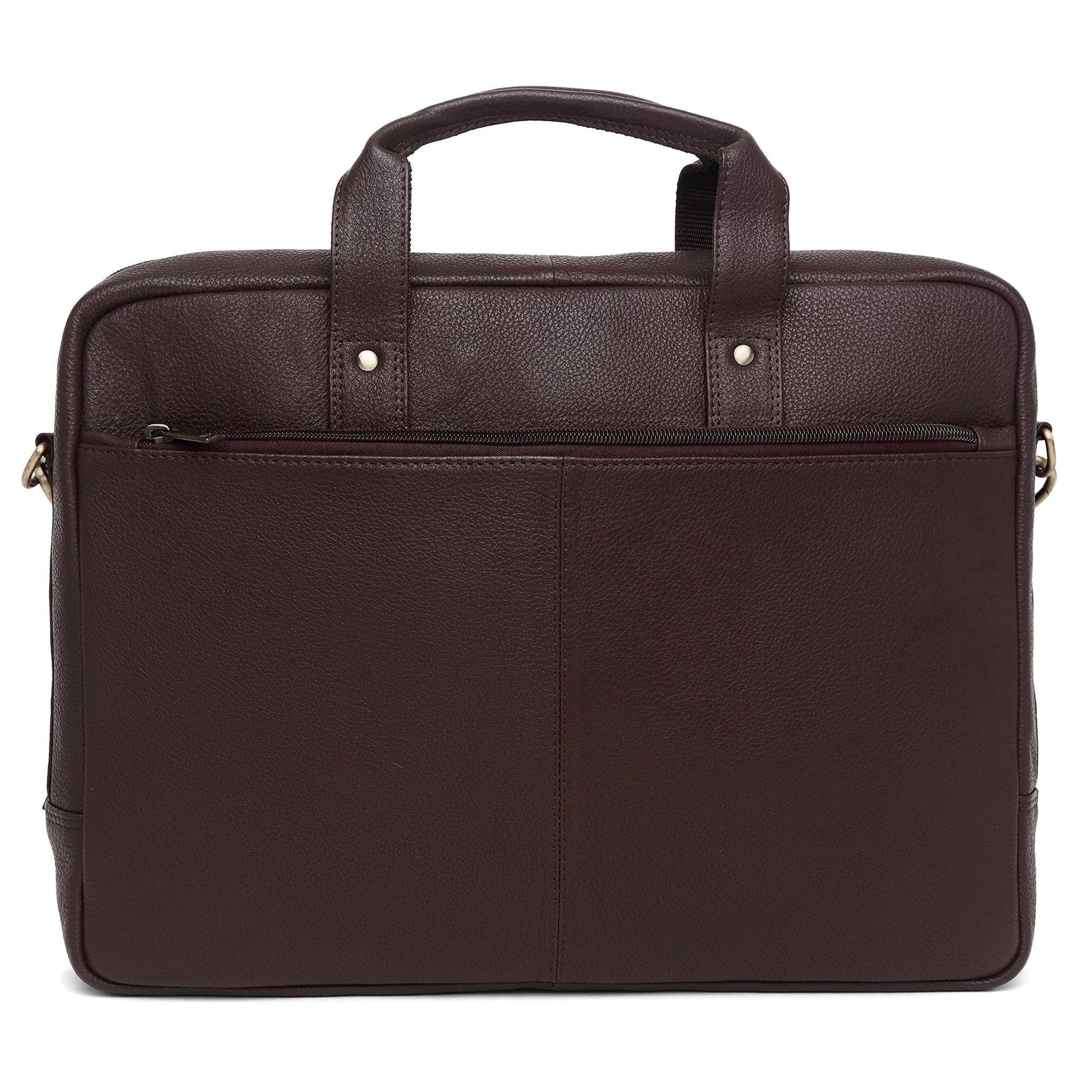 BRISBANE Leather Laptop Messenger Bag for Men - WILDHORN