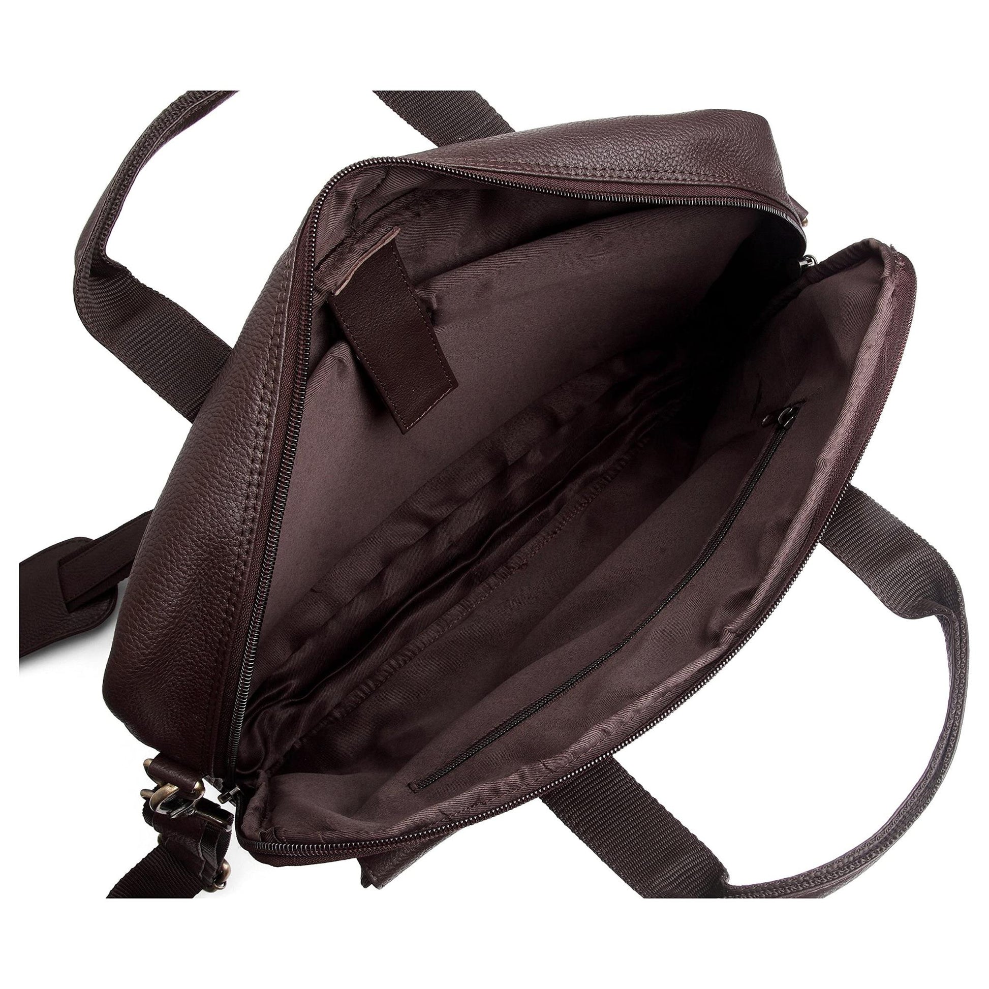 BRISBANE Leather Laptop Messenger Bag for Men - WILDHORN