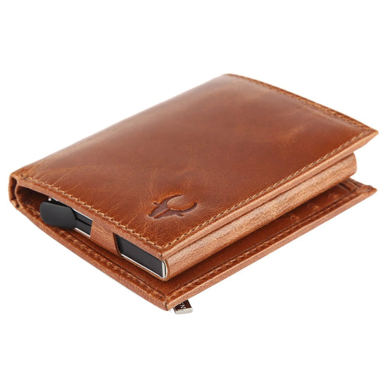 BRUCE RFID Protected Leather Wallet for Men - WILDHORN