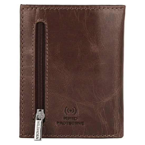 BRUCE RFID Protected Leather Wallet for Men - WILDHORN