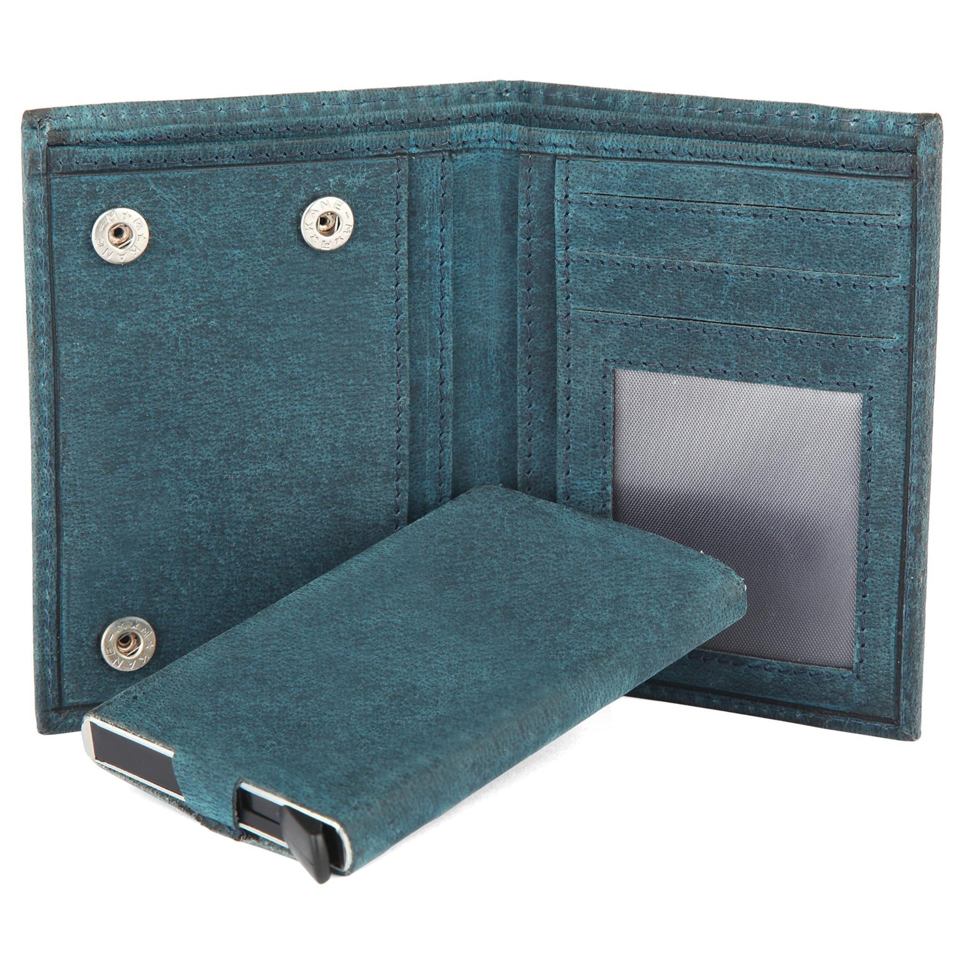 BRUCE RFID Protected Leather Wallet for Men - WILDHORN