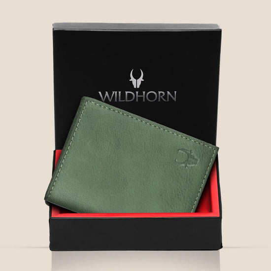 BRUCE RFID Protected Leather Wallet for Men - WILDHORN