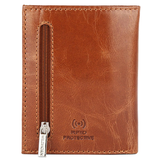 BRUCE RFID Protected Leather Wallet for Men - WILDHORN