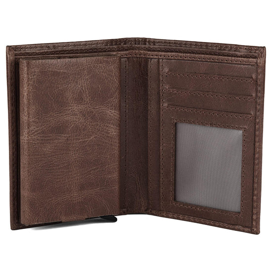BRUCE RFID Protected Leather Wallet for Men - WILDHORN