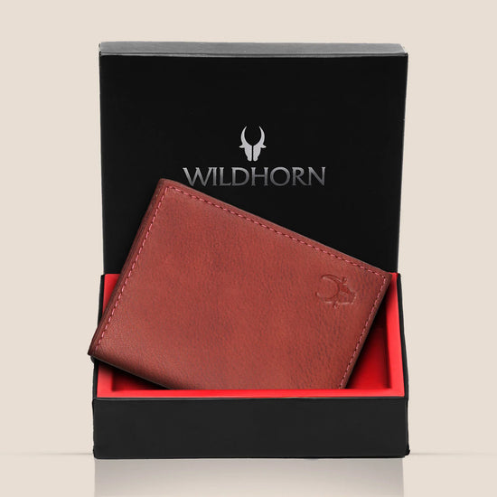 BRUCE RFID Protected Leather Wallet for Men - WILDHORN