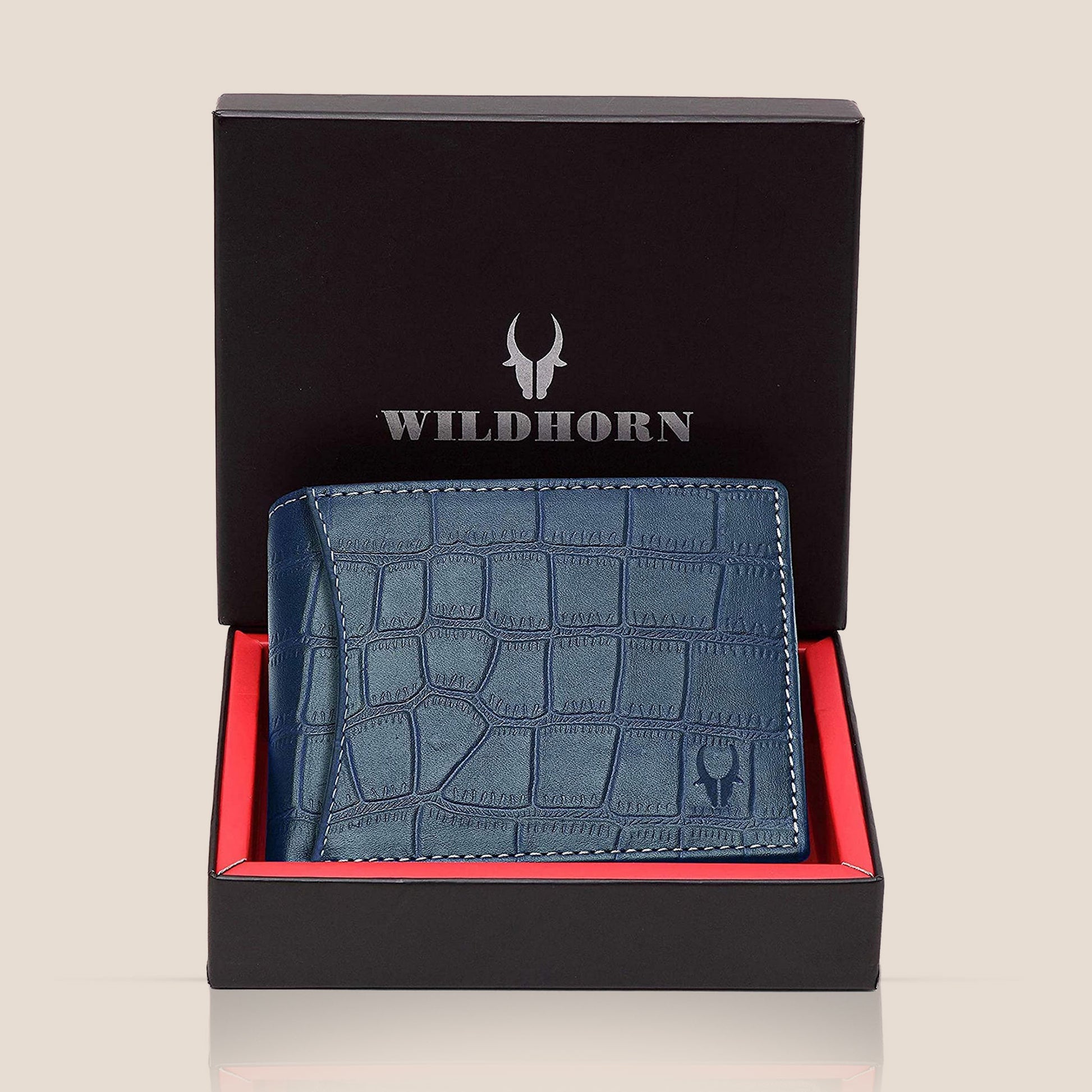CAESAR RFID Protected Leather Wallet for Men - WILDHORN