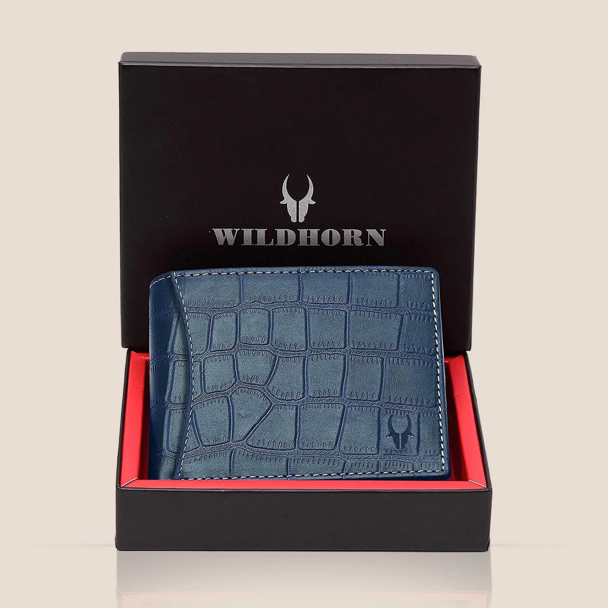 CAESAR RFID Protected Leather Wallet for Men - WILDHORN