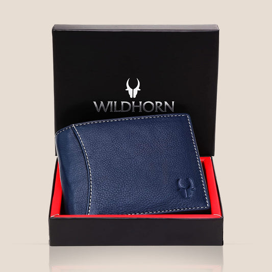 CAESAR RFID Protected Leather Wallet for Men - WILDHORN