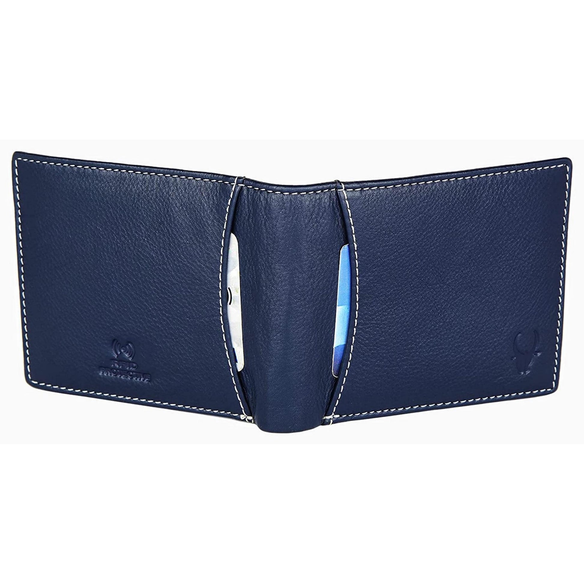 CAESAR RFID Protected Leather Wallet for Men - WILDHORN