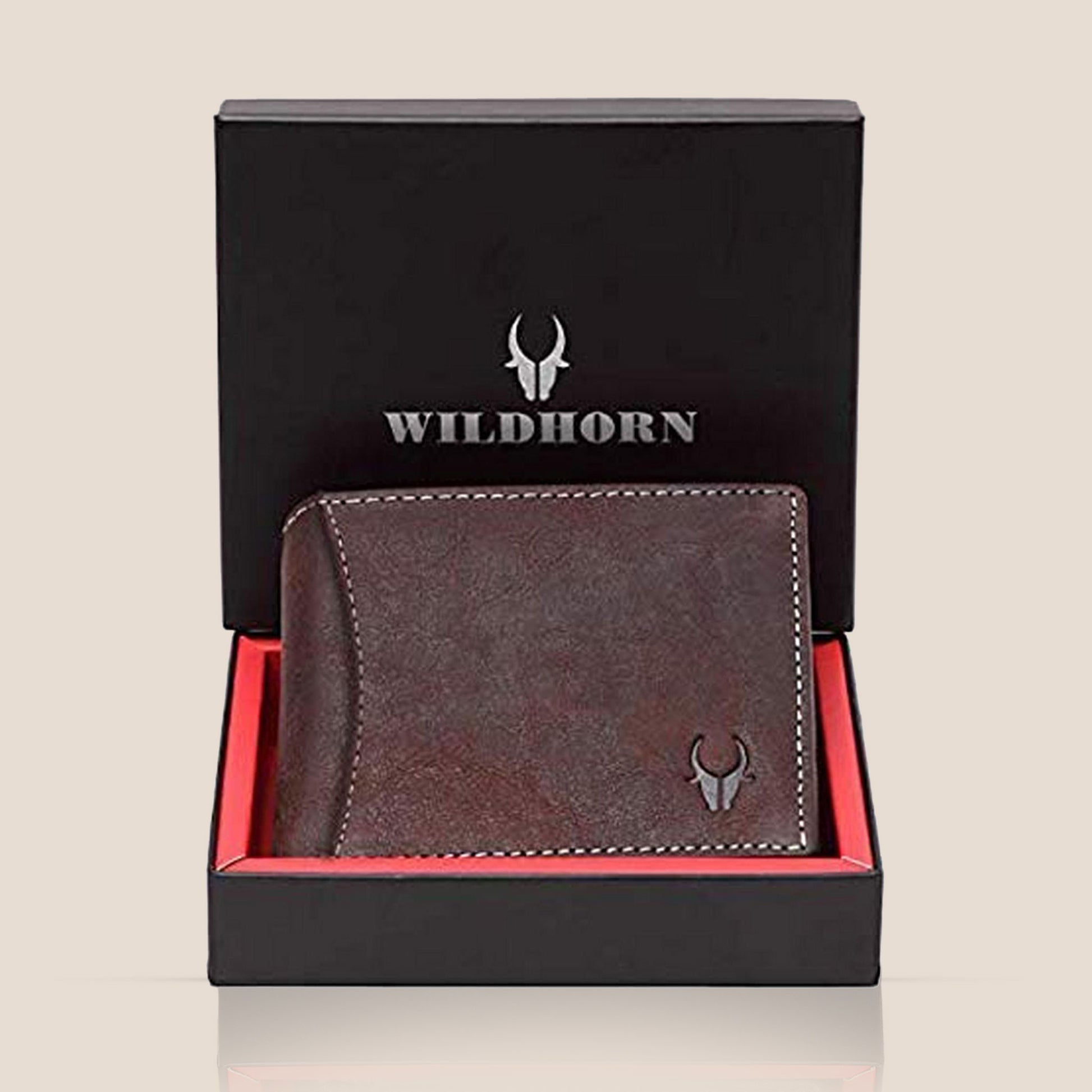 CAESAR RFID Protected Leather Wallet for Men - WILDHORN