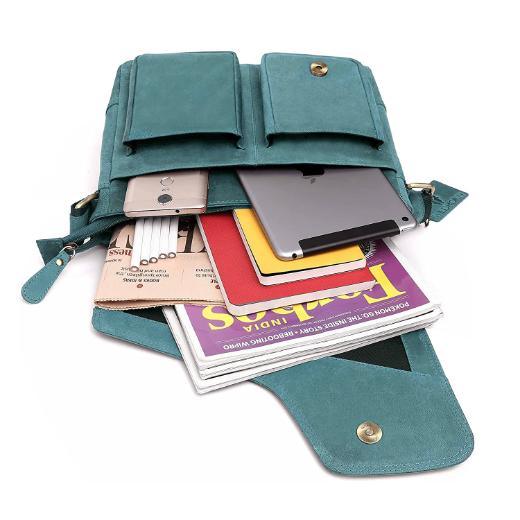 CAISTOR Leather Messenger Bag for Men - WILDHORN