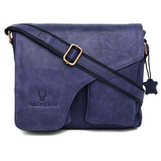 CAISTOR Leather Messenger Bag for Men - WILDHORN