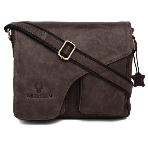 CAISTOR Leather Messenger Bag for Men - WILDHORN