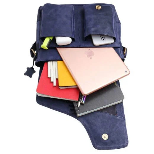 CAISTOR Leather Messenger Bag for Men - WILDHORN