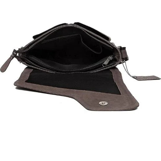 CAISTOR Leather Messenger Bag for Men - WILDHORN