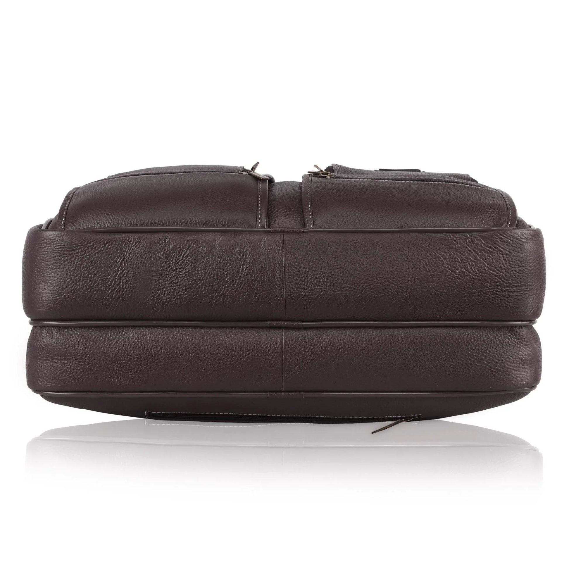 CAMBRIDGE Leather Laptop Messenger Bag for Men - WILDHORN
