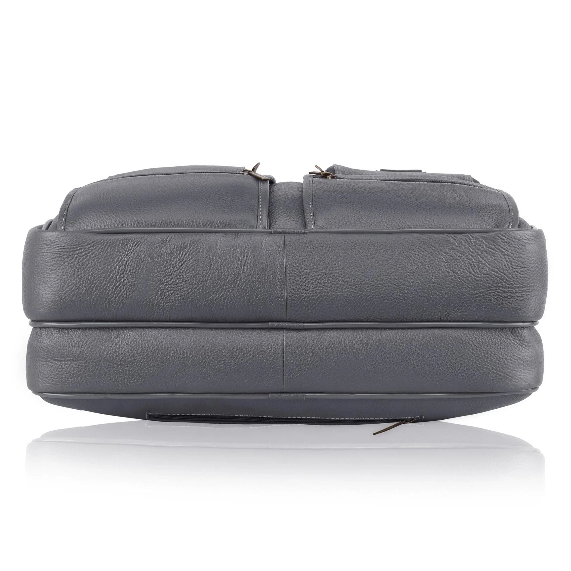CAMBRIDGE Leather Laptop Messenger Bag for Men - WILDHORN