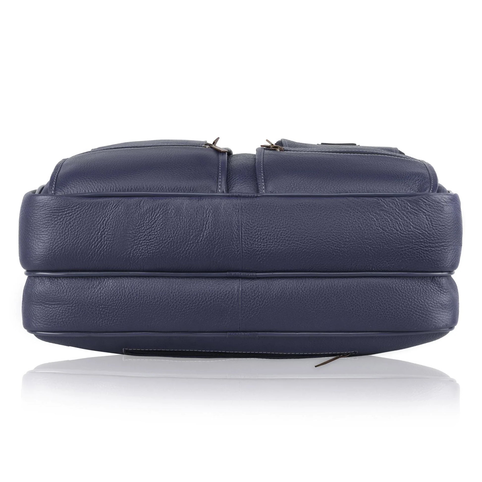 CAMBRIDGE Leather Laptop Messenger Bag for Men - WILDHORN