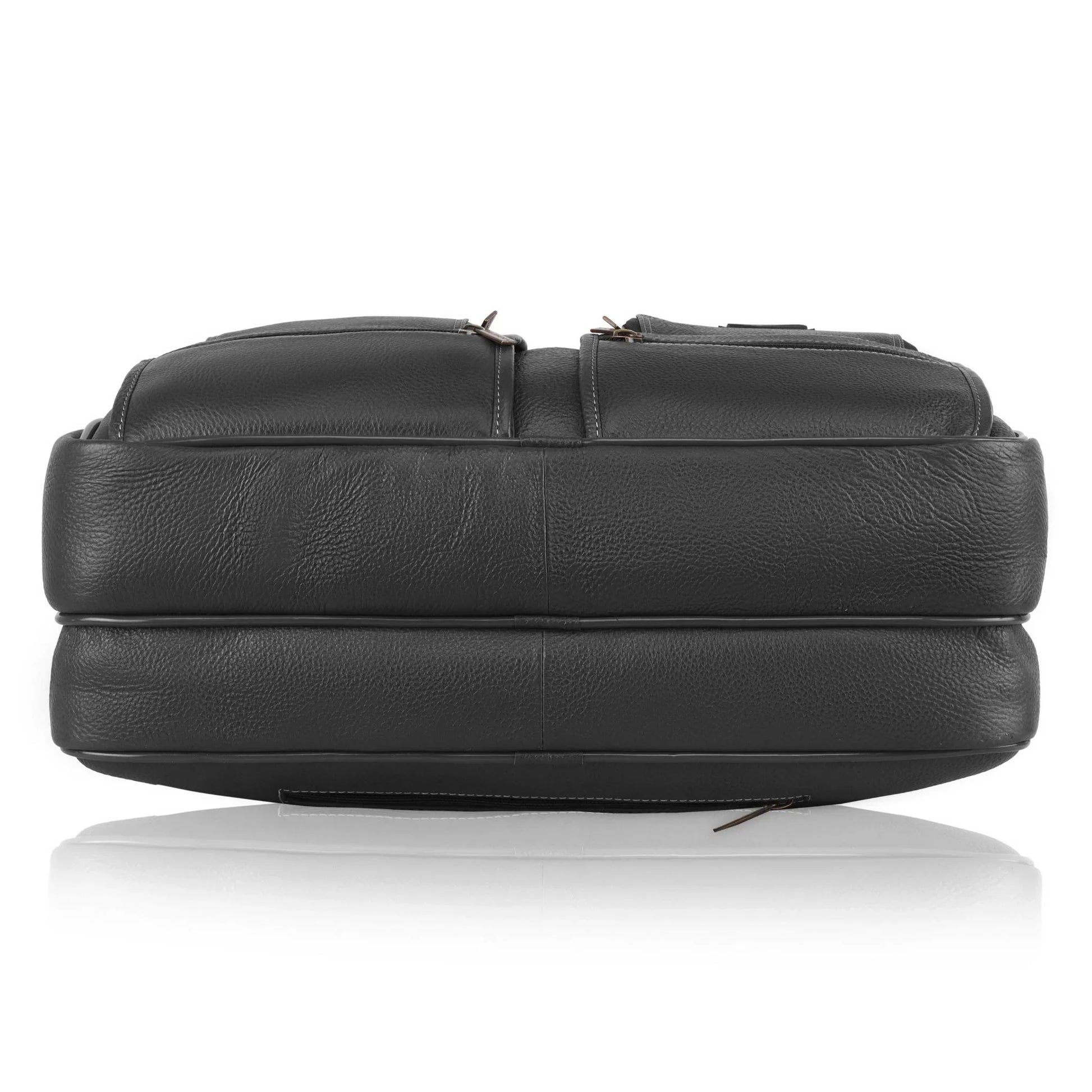 CAMBRIDGE Leather Laptop Messenger Bag for Men - WILDHORN