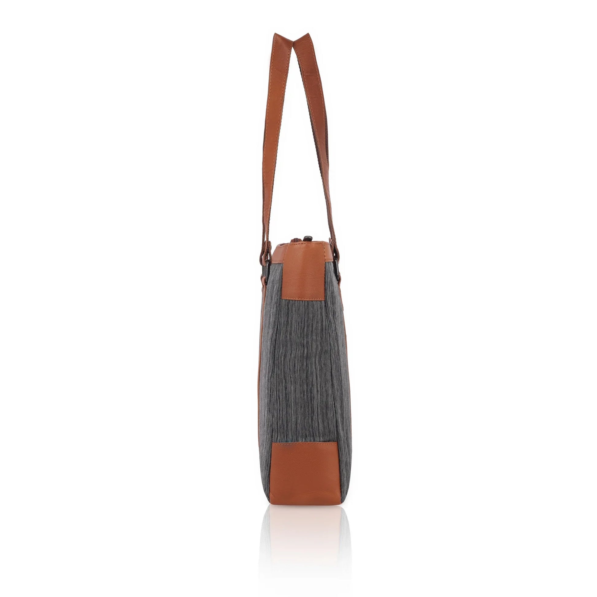 CAROLINA Canvas Laptop Tote Bag for Women I 15.6 inch Canvas Shoulder Bag - WILDHORN