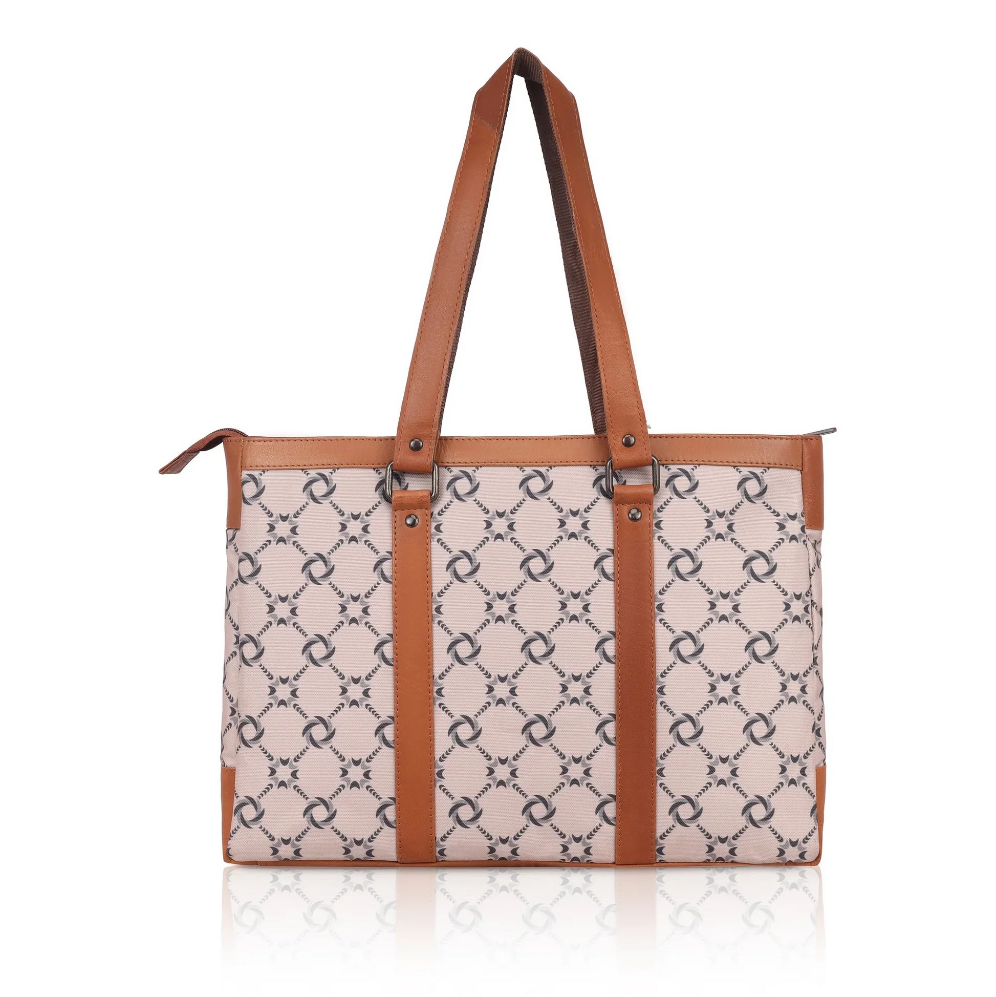 CAROLINA Laptop Tote Bag for Women I 15.6 inch Canvas Shoulder Bags for Laptop I Computer Messenger Purse I Handbag Office Briefcase Bag - WILDHORN