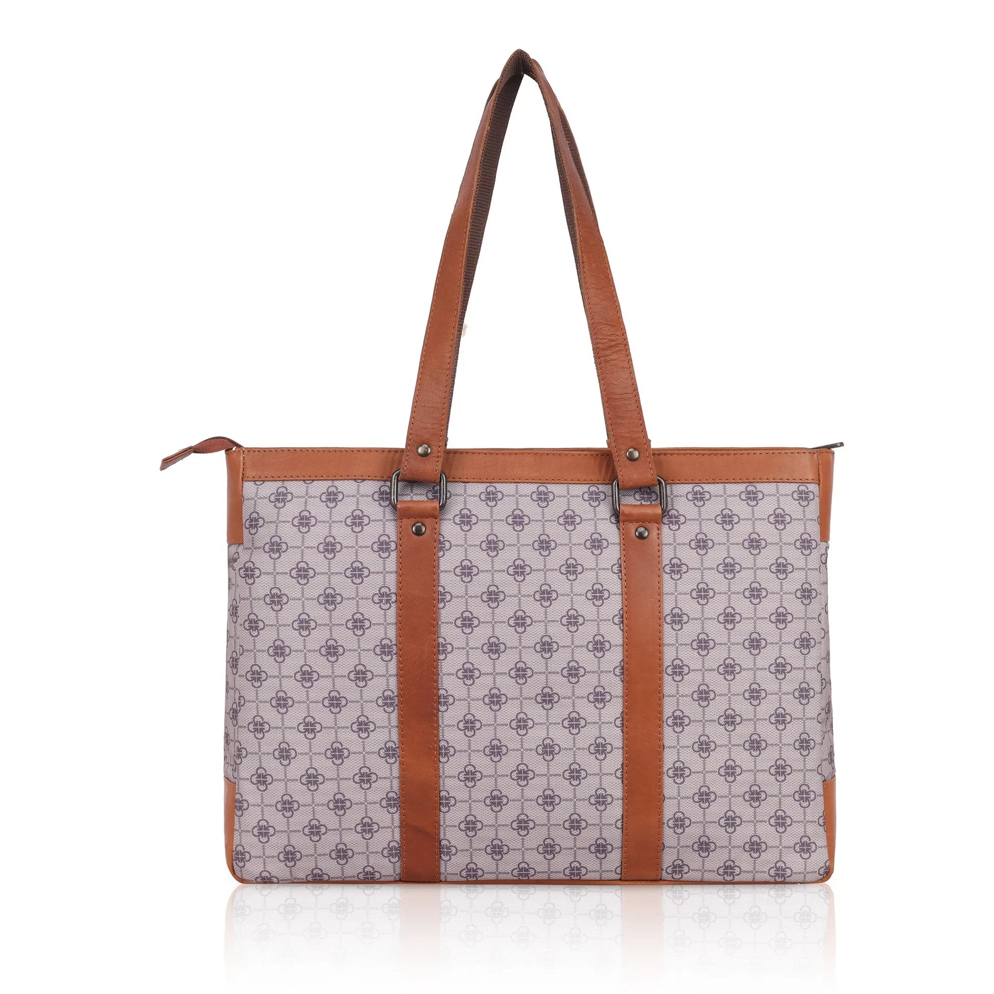 CAROLINA Laptop Tote Bag for Women I 15.6 inch Canvas Shoulder Bags for Laptop I Computer Messenger Purse I Handbag Office Briefcase Bag - WILDHORN