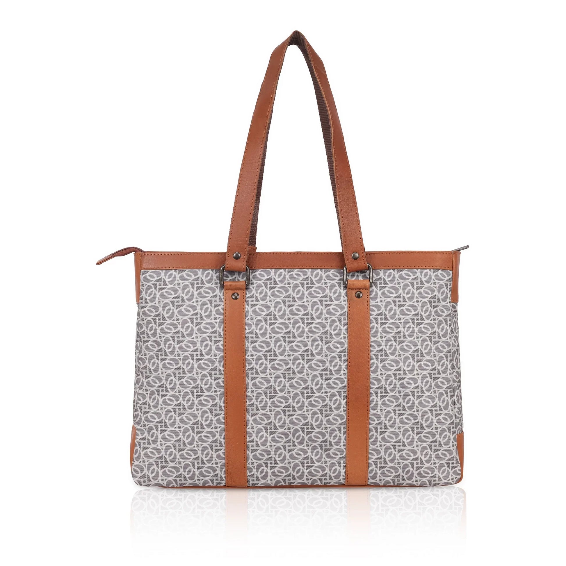 CAROLINA Laptop Tote Bag for Women I 15.6 inch Canvas Shoulder Bags for Laptop I Computer Messenger Purse I Handbag Office Briefcase Bag - WILDHORN