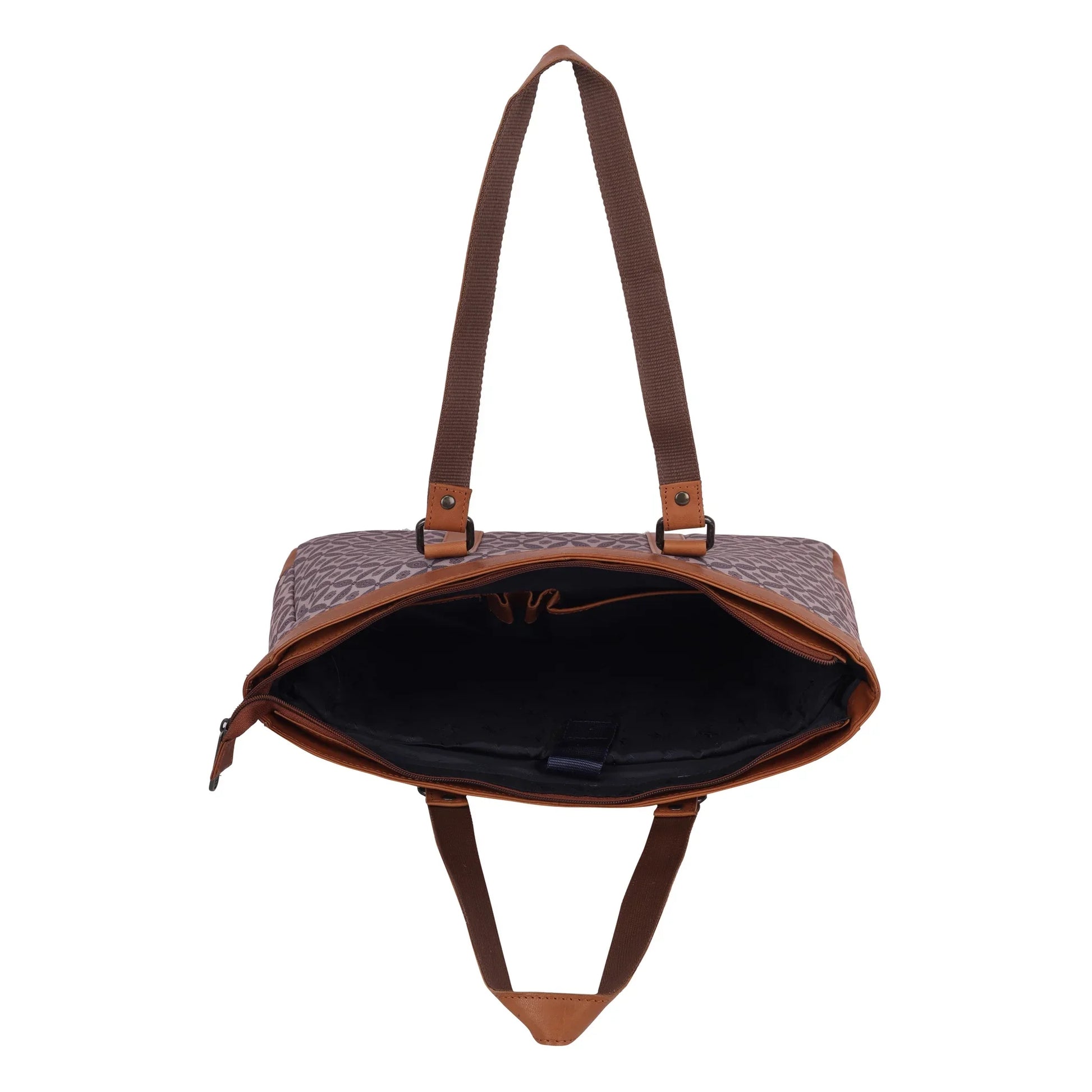 CAROLINA Laptop Tote Bag for Women I 15.6 inch Canvas Shoulder Bags for Laptop I Computer Messenger Purse I Handbag Office Briefcase Bag - WILDHORN