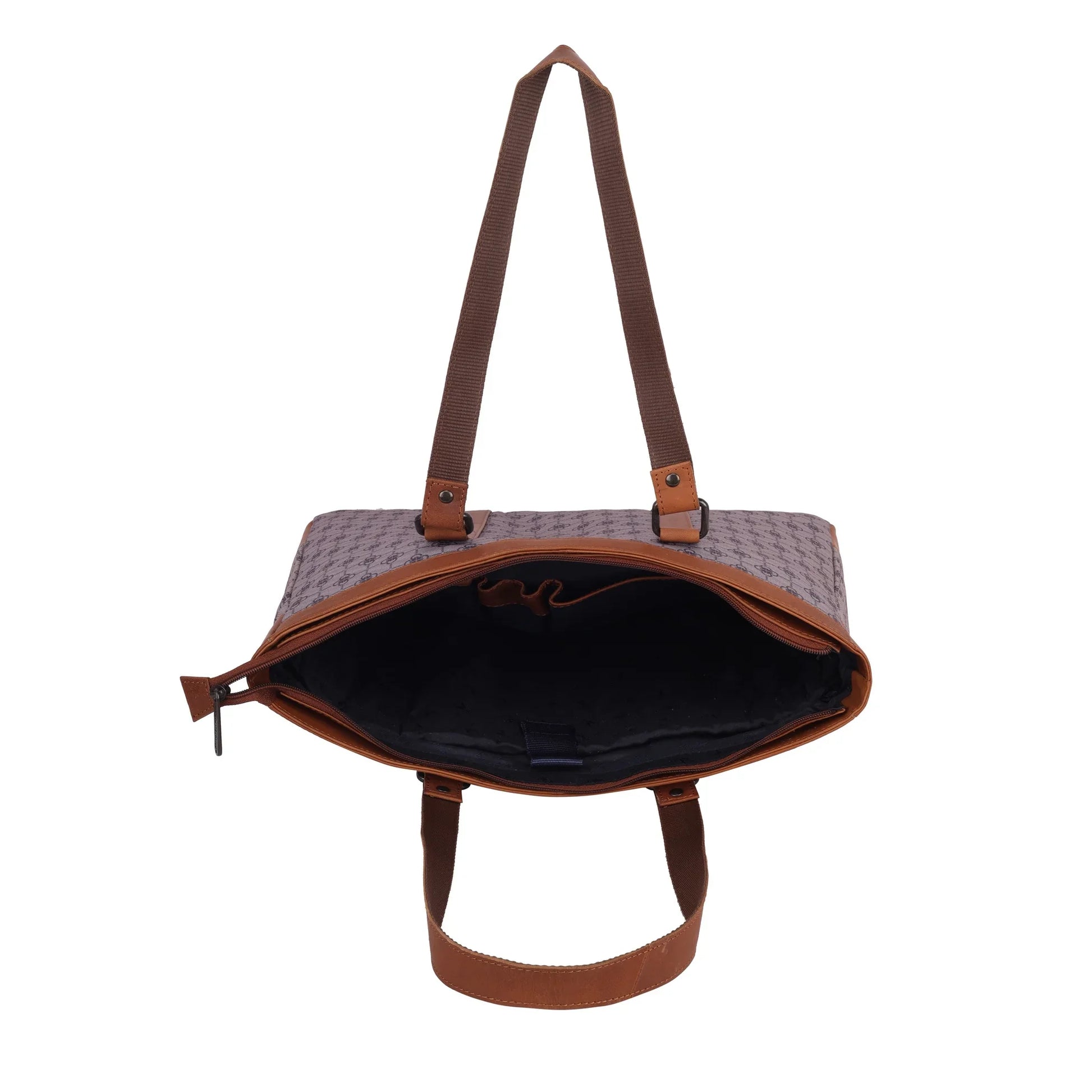 CAROLINA Laptop Tote Bag for Women I 15.6 inch Canvas Shoulder Bags for Laptop I Computer Messenger Purse I Handbag Office Briefcase Bag - WILDHORN