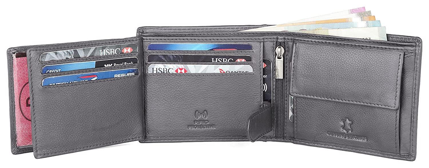 CHARLES RFID Protected Leather Wallet for Men - WILDHORN