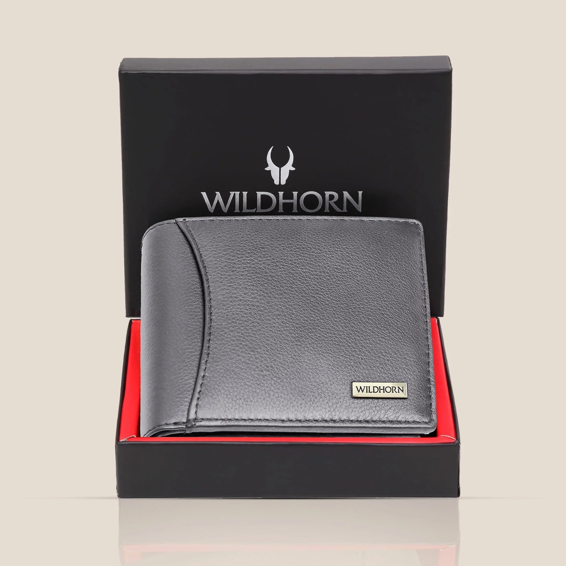 CHARLES RFID Protected Leather Wallet for Men - WILDHORN